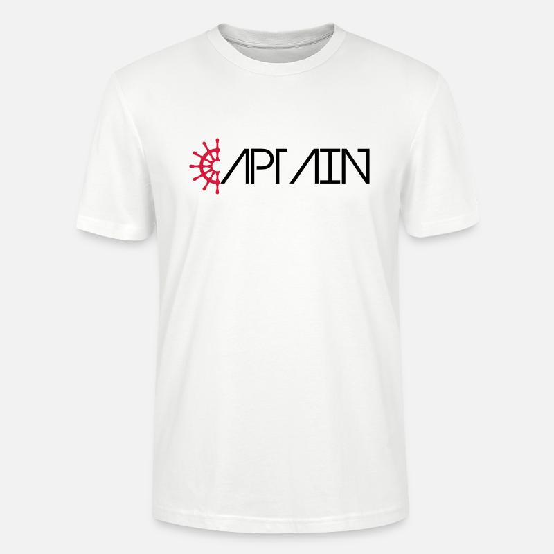 Captain Logo - Stanley/Stella Unisex Bio-T-Shirt CRAFTER - Weiß