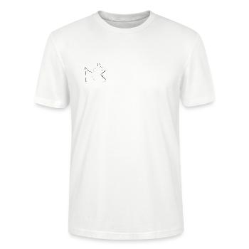 Shark Shirt - Stanley/Stella CRAFTER Unisex Organic T-Shirt - white - Front - Alina (178cm) & Michal (187cm)