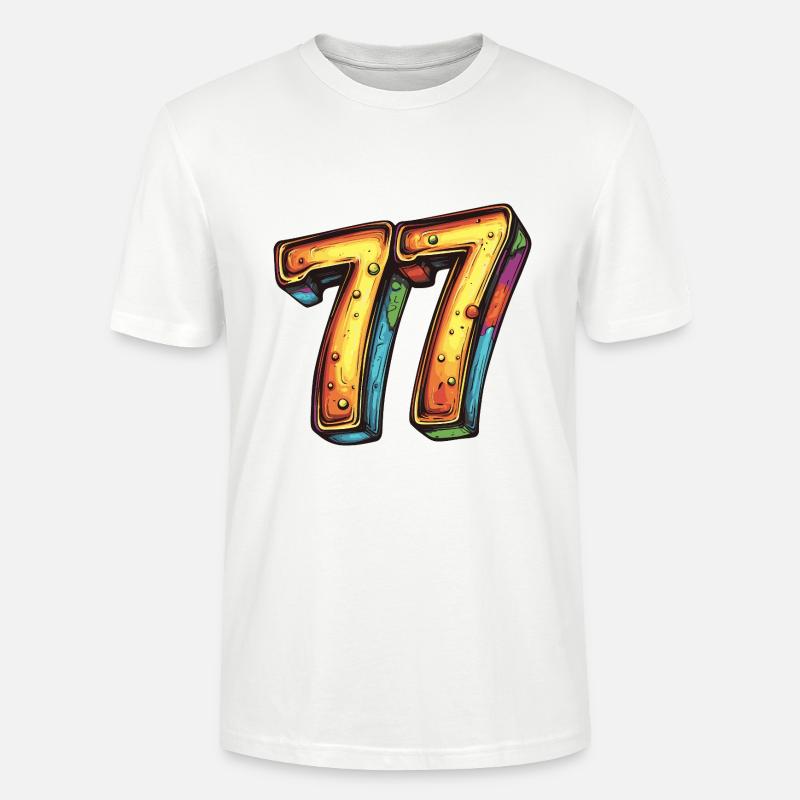 Bande dessinée à 77 numéros - T-shirt bio CRAFTER Stanley Stella Unisexe - blanc