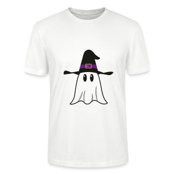 Geist - Stanley/Stella Unisex Bio-T-Shirt CRAFTER - Weiß - Vorne - Alina (178cm) & Michal (187cm)