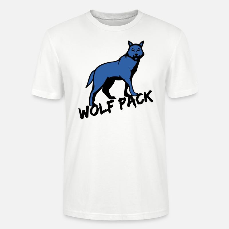Wolf Pack - Stanley/Stella Unisex Bio-T-Shirt CRAFTER - Weiß