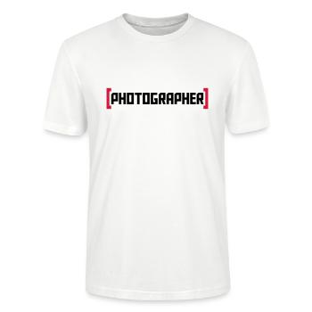 Photographer - Stanley/Stella Unisex Bio-T-Shirt CRAFTER - Weiß - Vorne - Alina (178cm) & Michal (187cm)