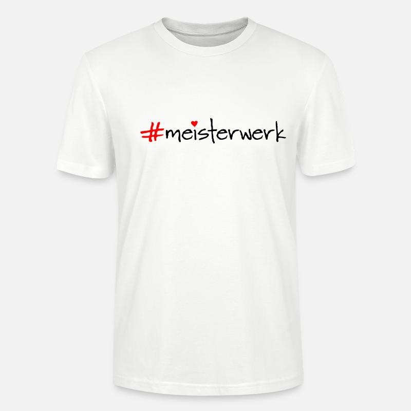 Chef-d'œuvre - T-shirt bio CRAFTER Stanley Stella Unisexe - blanc
