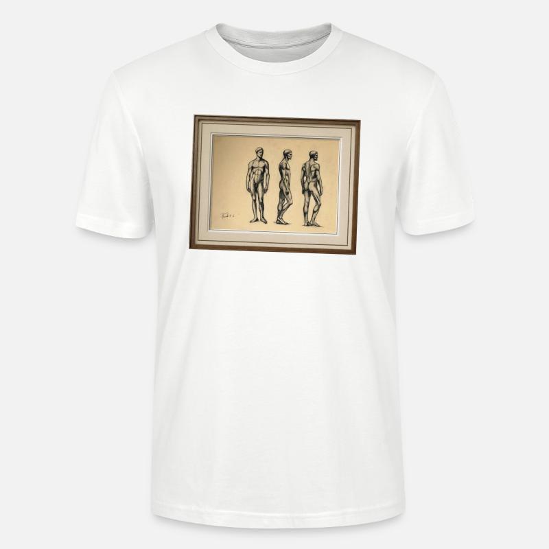 Anatomische Studien - Stanley/Stella Unisex Bio-T-Shirt CRAFTER - Weiß