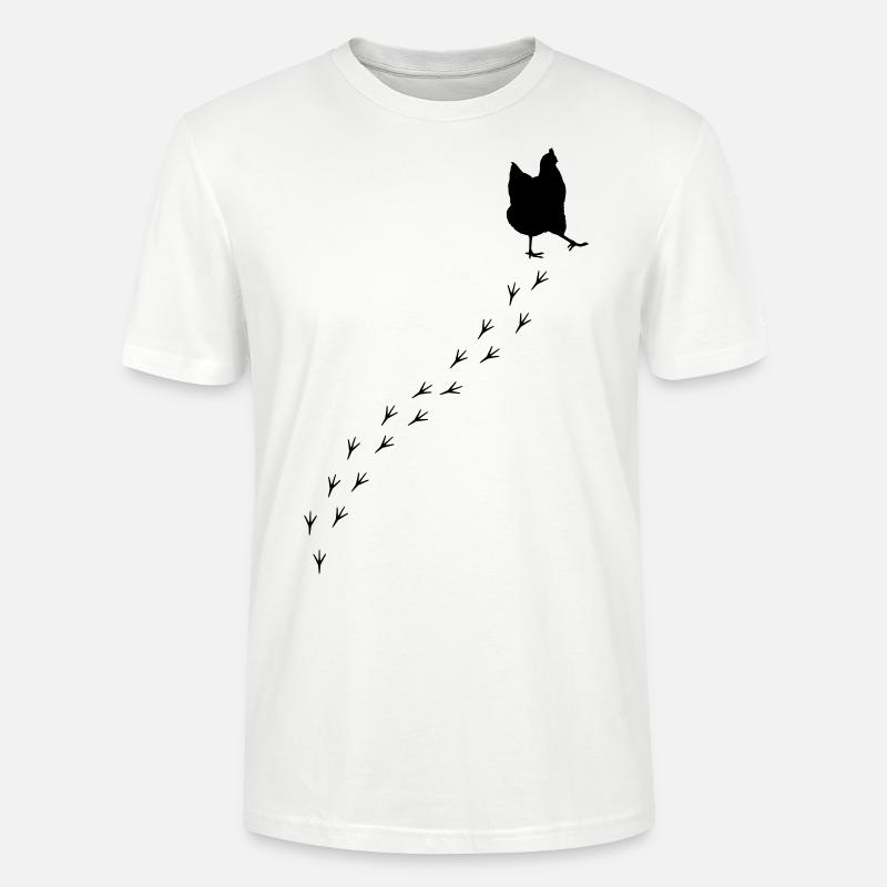 Huhn - Stanley/Stella Unisex Bio-T-Shirt CRAFTER - Weiß