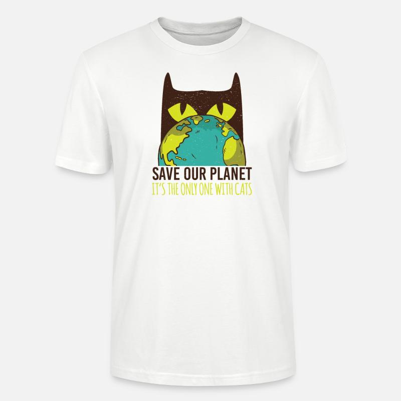 save the planet - Stanley/Stella Unisex Bio-T-Shirt CRAFTER - Weiß