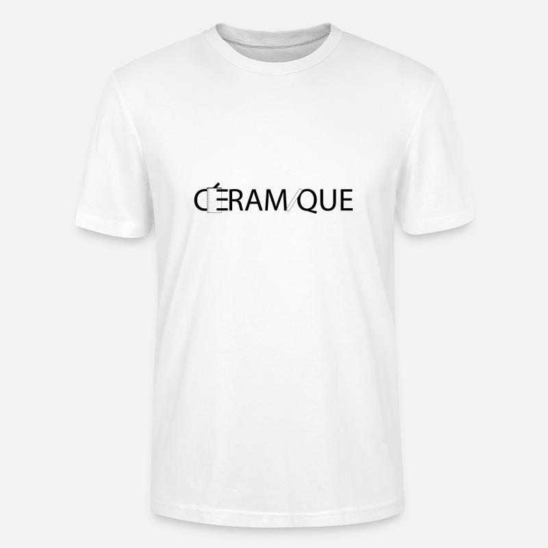 Keramik - Stanley/Stella Unisex Bio-T-Shirt CRAFTER - Weiß