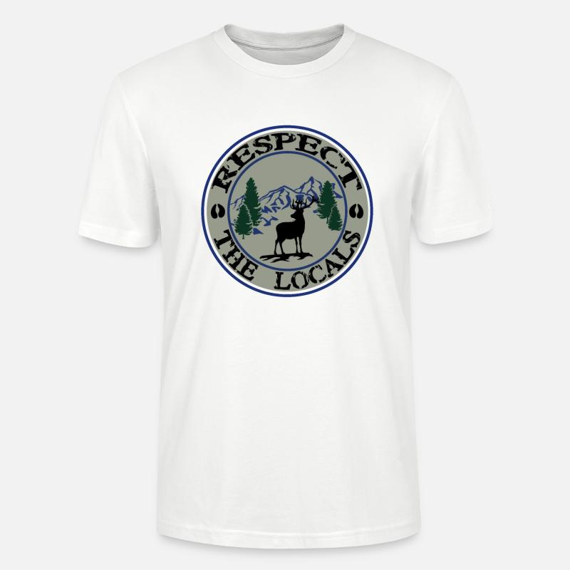 Hirsch Naturschutz - Stanley/Stella Unisex Bio-T-Shirt CRAFTER - Weiß