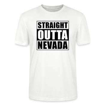 Tout droit sorti du Nevada - T-shirt bio CRAFTER Stanley Stella Unisexe - blanc - Devant - Alina (178cm) & Michal (187cm)