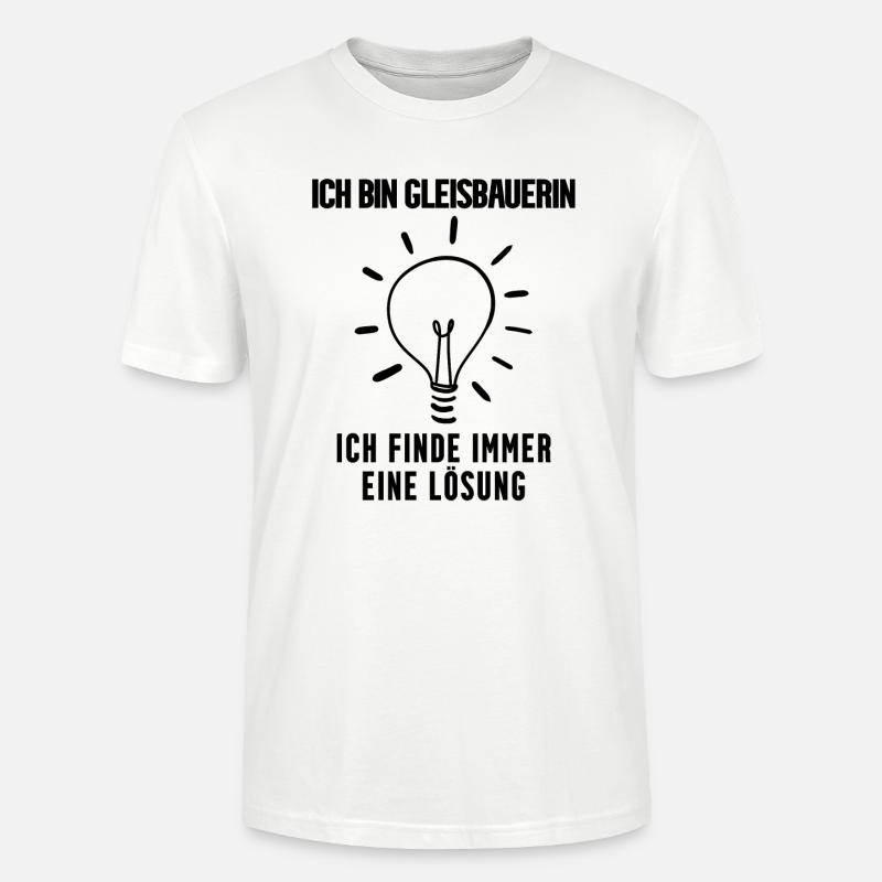 Gleisbauerin Beruf - Stanley/Stella Unisex Bio-T-Shirt CRAFTER - Weiß