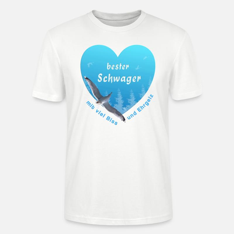 bester Schwager - Stanley/Stella Unisex Bio-T-Shirt CRAFTER - Weiß