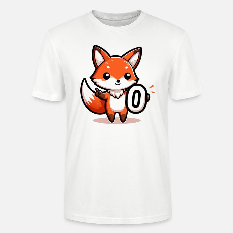 Entzückender Zero Fox Left - Stanley/Stella Unisex Bio-T-Shirt CRAFTER - Weiß