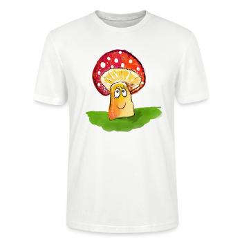 lucky one - Stanley/Stella CRAFTER Unisex Organic T-Shirt - white - Front - Alina (178cm) & Michal (187cm)