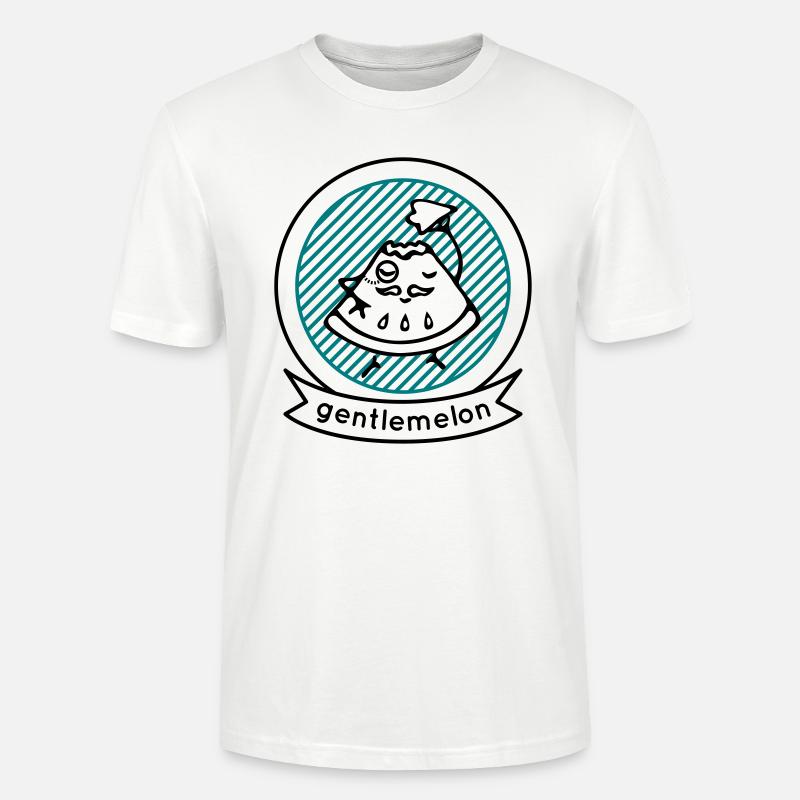 Pastèque - T-shirt bio CRAFTER Stanley Stella Unisexe - blanc