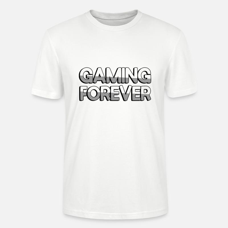 GAMING FOREVER - Gaming - Stanley/Stella Unisex Bio-T-Shirt CRAFTER - Weiß