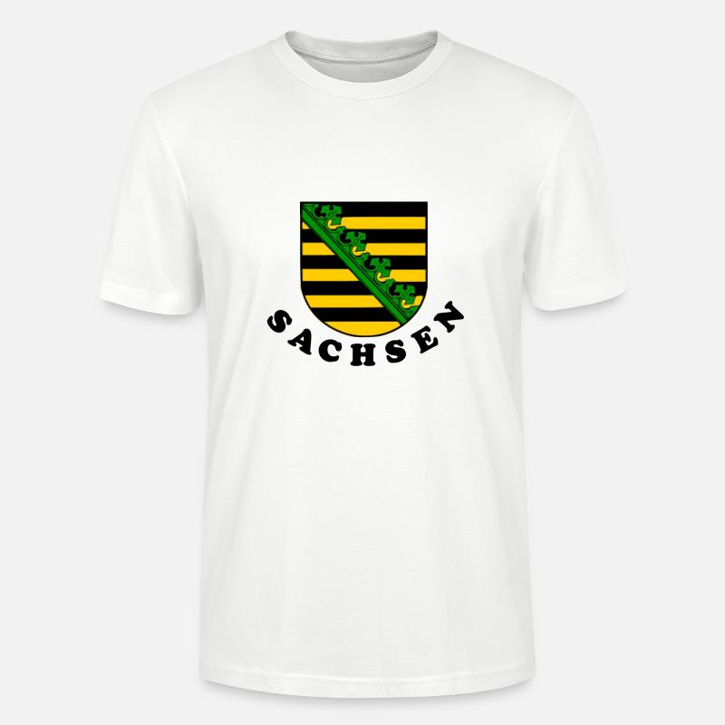 Sachsen - Stanley/Stella Unisex Bio-T-Shirt CRAFTER - Weiß