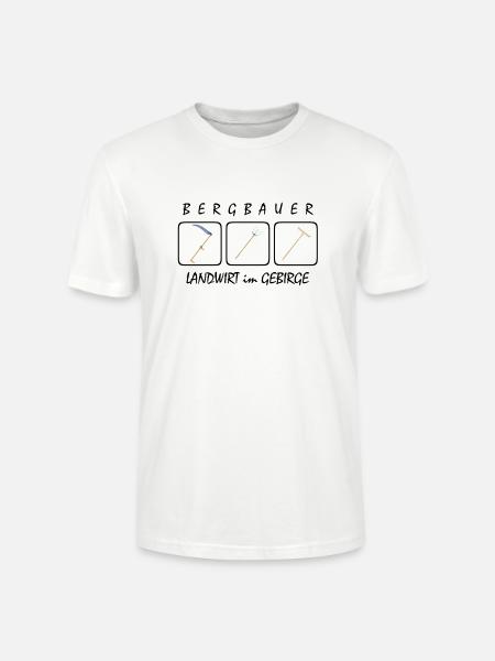 Bergbauer - Stanley/Stella Unisex Bio-T-Shirt CRAFTER - Weiß