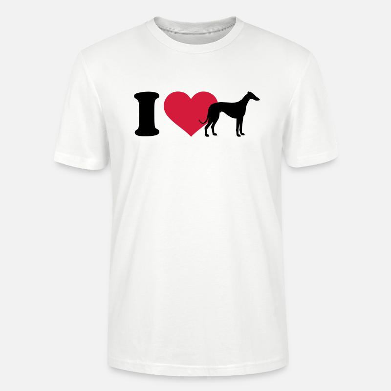 Windhund - Stanley/Stella Unisex Bio-T-Shirt CRAFTER - Weiß