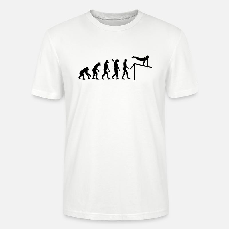Evolution Gymnastics - Stanley/Stella CRAFTER Unisex Organic T-Shirt - white