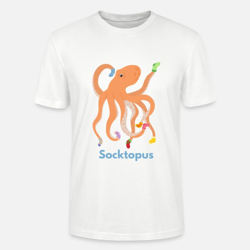 Socktopus - Stanley/Stella Unisex Bio-T-Shirt CRAFTER - Weiß