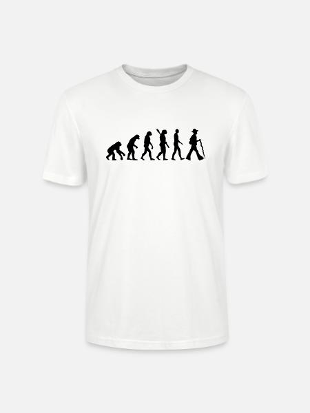 Évolution Charpentier - T-shirt bio CRAFTER Stanley Stella Unisexe - blanc
