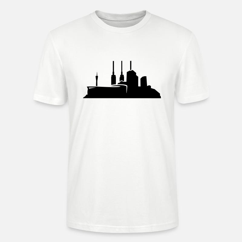 Hannover // Skyline // Silhouette // Skylineshirt - Stanley/Stella Unisex Bio-T-Shirt CRAFTER - Weiß