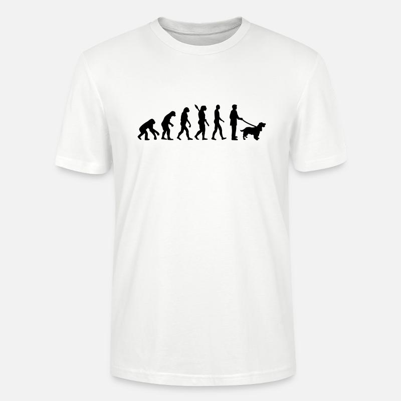 Cocker Spaniel - Stanley/Stella Unisex Bio-T-Shirt CRAFTER - Weiß