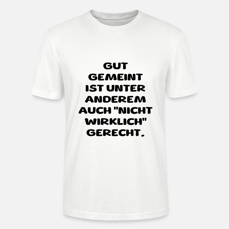 verarschungen - Stanley/Stella Unisex Bio-T-Shirt CRAFTER - Weiß