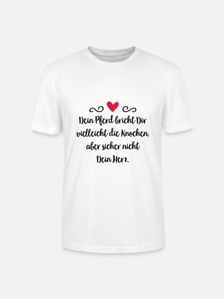 Pferd - Stanley/Stella Unisex Bio-T-Shirt CRAFTER - Weiß