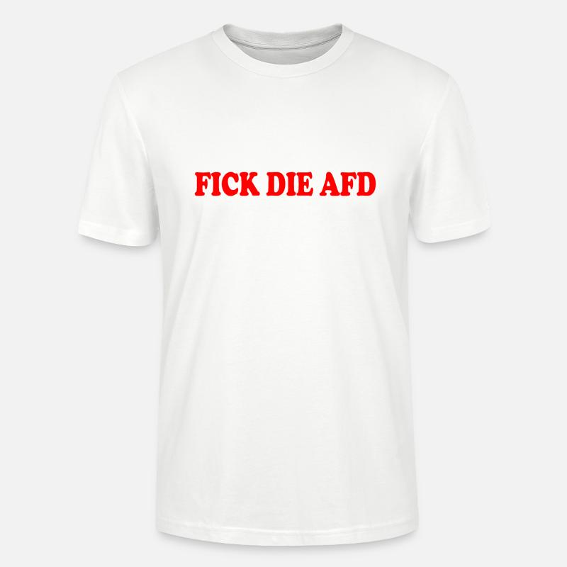 Fick die afd - Stanley/Stella Unisex Bio-T-Shirt CRAFTER - Weiß