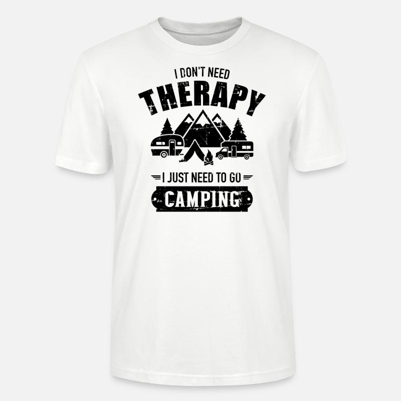 camping - T-shirt bio CRAFTER Stanley Stella Unisexe - blanc