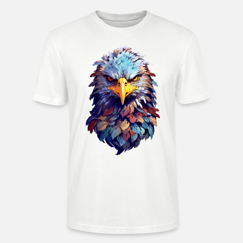 Adler Eagle V24 01 - T-shirt bio CRAFTER Stanley Stella Unisexe - blanc