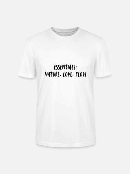 Essentials: nature, love, flow. - Stanley/Stella Unisex Bio-T-Shirt CRAFTER - Weiß
