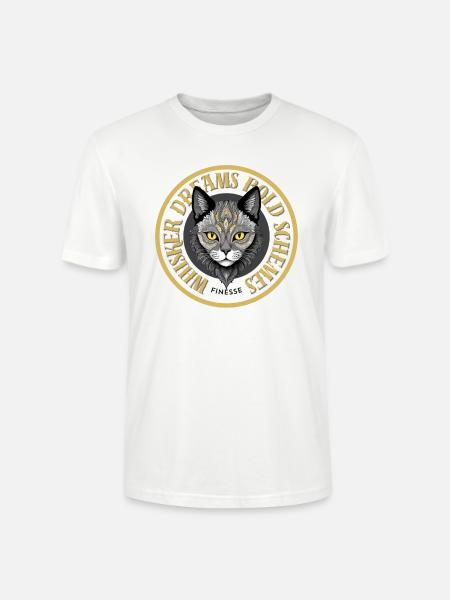 Whisker Dreams, Bold Schemes - Stanley/Stella CRAFTER Unisex Organic T-Shirt - white
