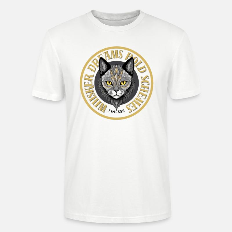 Whisker Dreams, Bold Schemes - Stanley/Stella CRAFTER Unisex Organic T-Shirt - white