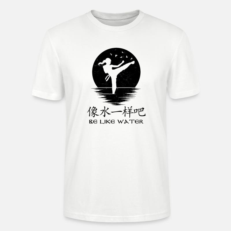 Sei wie Wasser - Stanley/Stella Unisex Bio-T-Shirt CRAFTER - Weiß