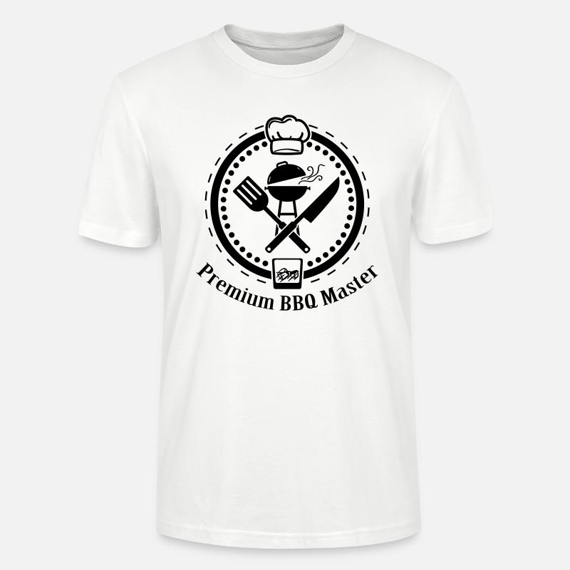 Premium BBQ Master Logo - Stanley/Stella Unisex Bio-T-Shirt CRAFTER - Weiß