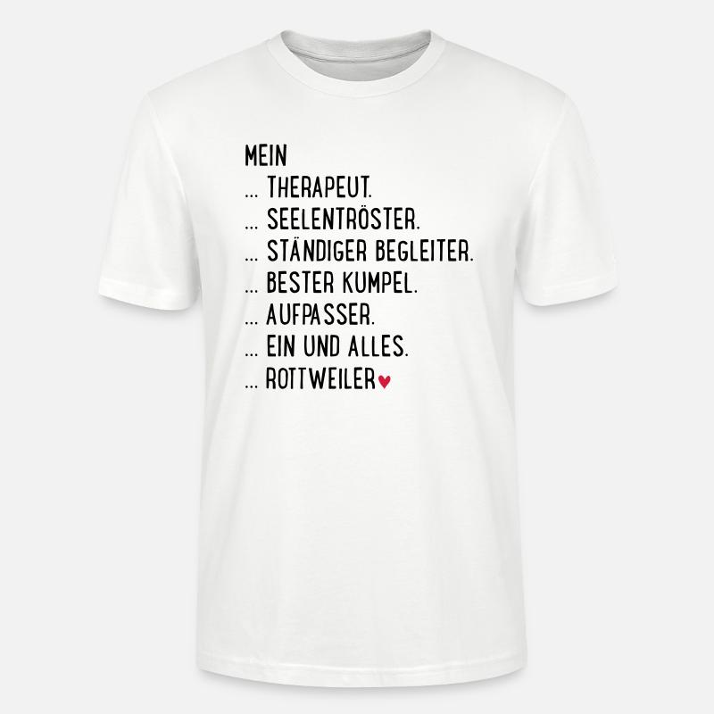 rottweiler - Stanley/Stella Unisex Bio-T-Shirt CRAFTER - Weiß