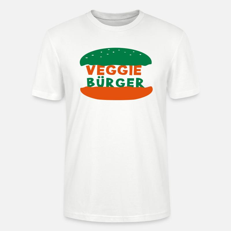 Veggie Bürger - Stanley/Stella Unisex Bio-T-Shirt CRAFTER - Weiß