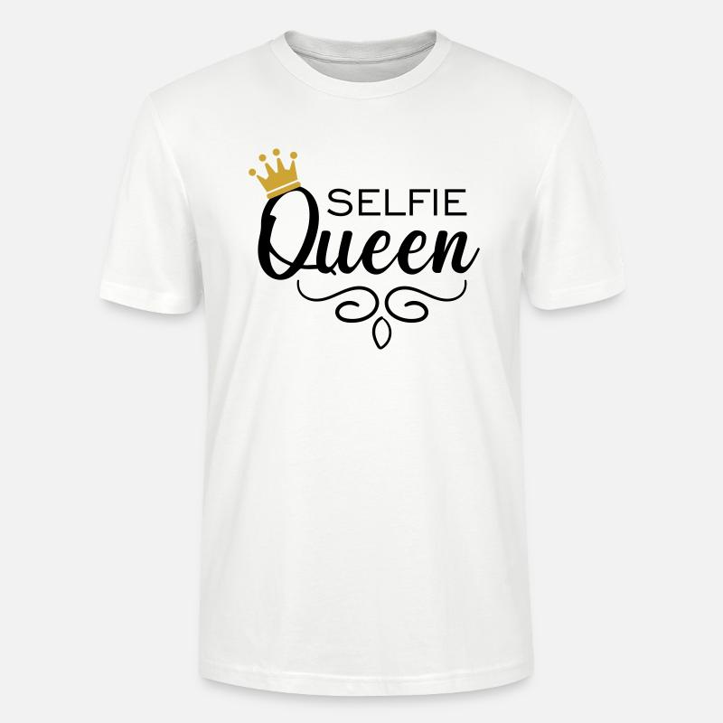 Selfie Queen - Stanley/Stella Unisex Bio-T-Shirt CRAFTER - Weiß