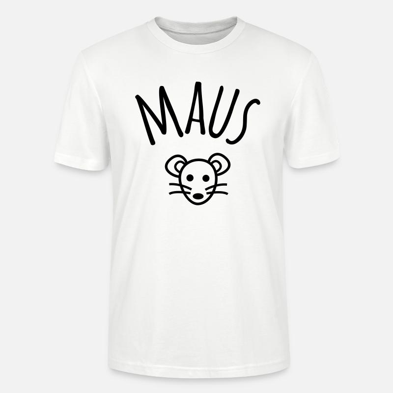 Mouse - Stanley/Stella Unisex Bio-T-Shirt CRAFTER - Weiß