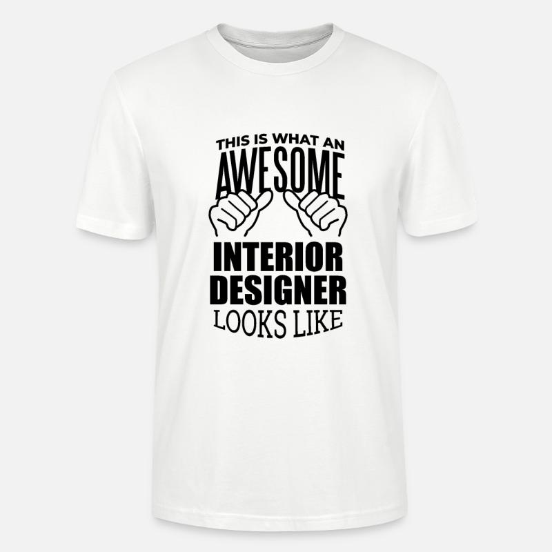 Innenarchitekt - Stanley/Stella Unisex Bio-T-Shirt CRAFTER - Weiß