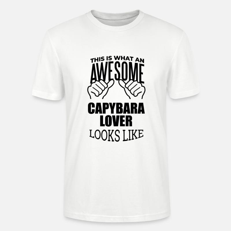 Capybara - Stanley/Stella Unisex Bio-T-Shirt CRAFTER - Weiß