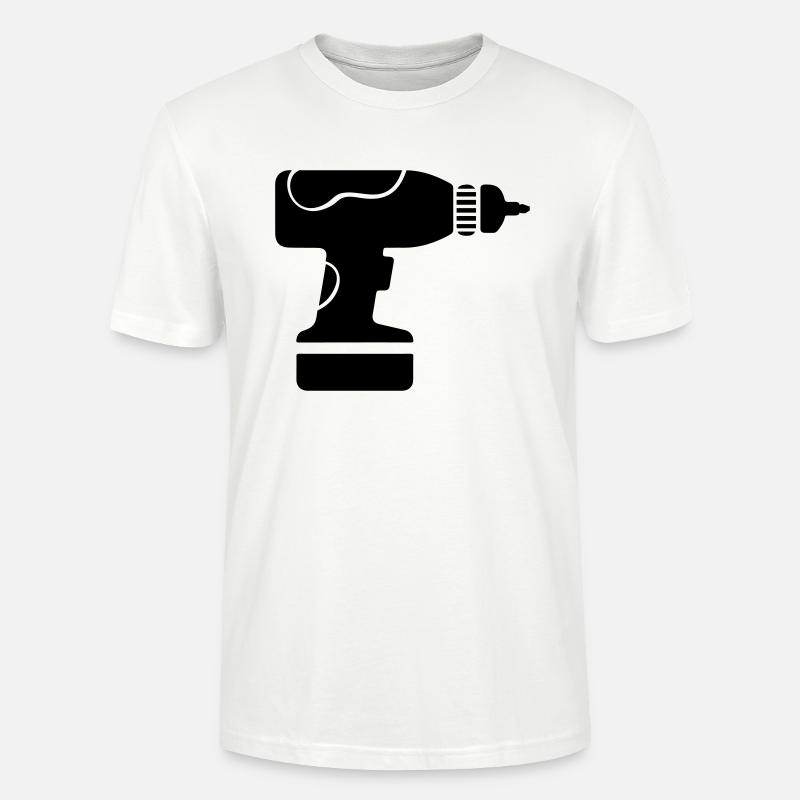 Perceuse - T-shirt bio CRAFTER Stanley Stella Unisexe - blanc