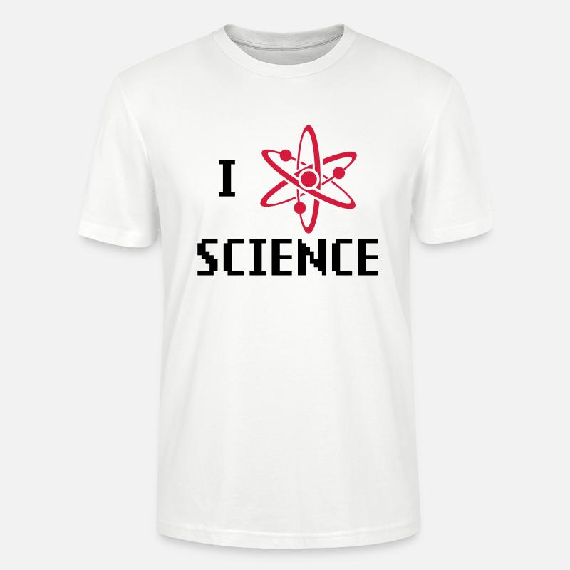i heart science - Stanley/Stella Unisex Bio-T-Shirt CRAFTER - Weiß