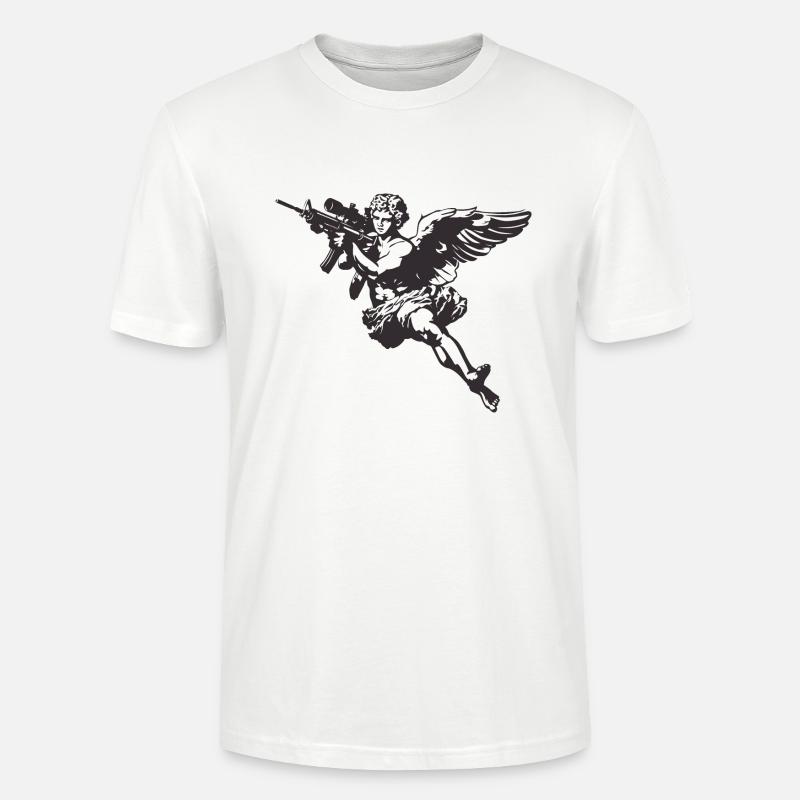 Riffle Angle - Stanley/Stella Unisex Bio-T-Shirt CRAFTER - Weiß