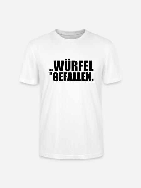 Der Würfel ist gefallen - Stanley/Stella Unisex Bio-T-Shirt CRAFTER - Weiß