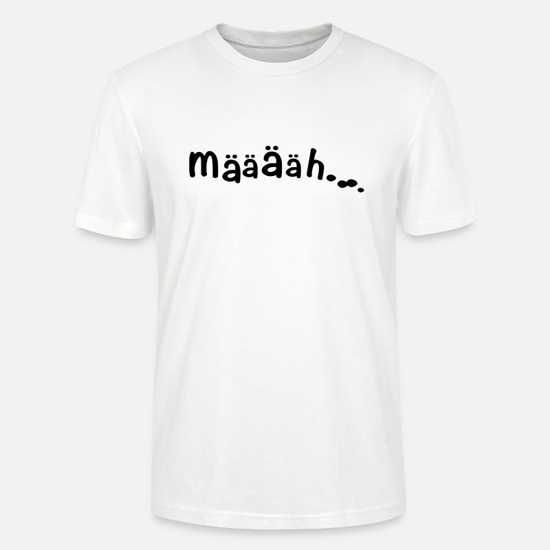 MÄÄÄH ZIEGE - Stanley/Stella Unisex Bio-T-Shirt CRAFTER - Weiß
