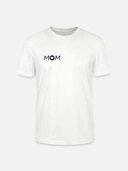 Mom mit Herz - Stanley/Stella Unisex Bio-T-Shirt CRAFTER - Weiß