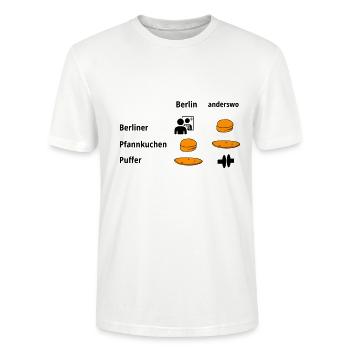 Berliner etc - Stanley/Stella Unisex Bio-T-Shirt CRAFTER - Weiß - Vorne - Alina (178cm) & Michal (187cm)